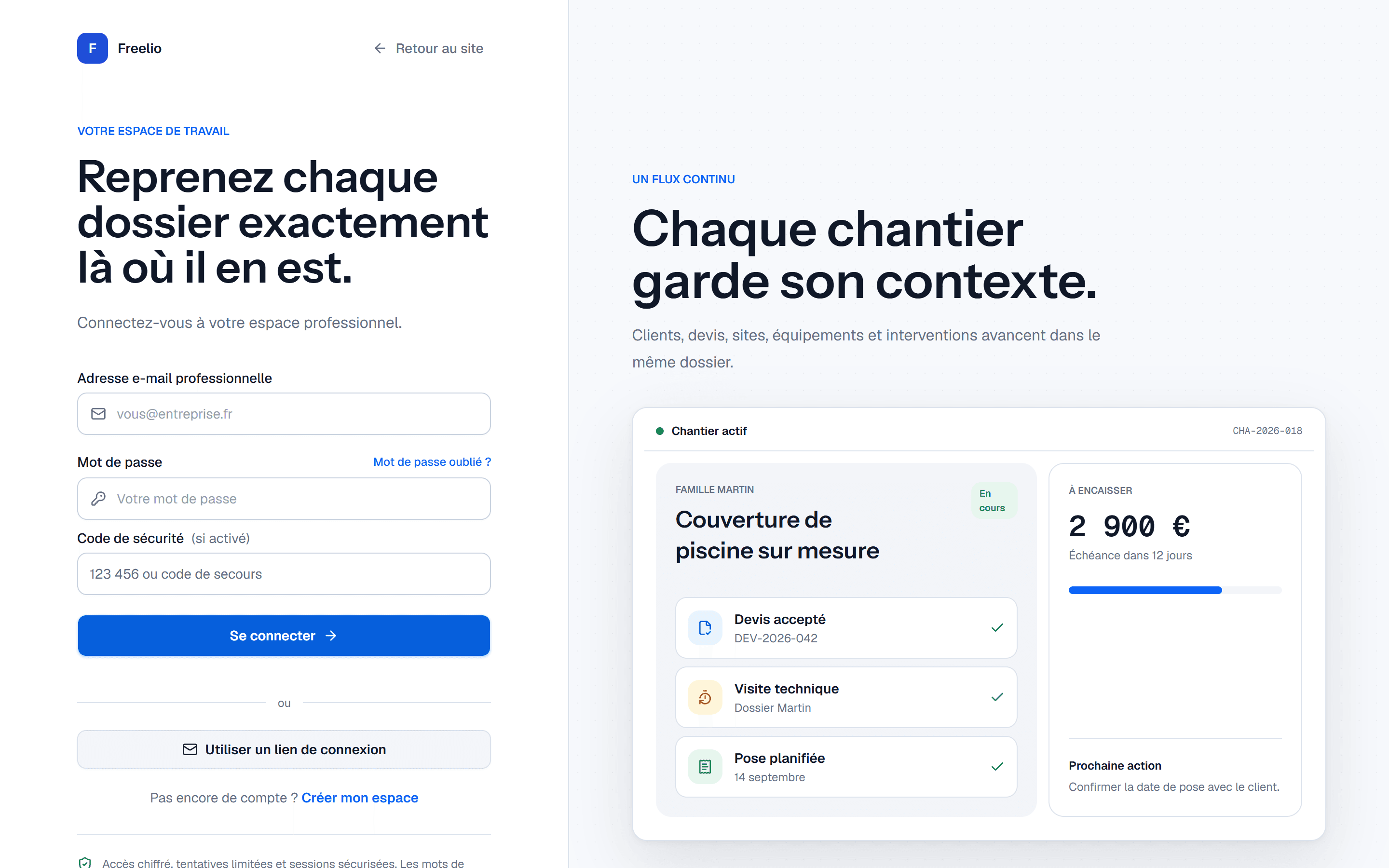 Dossier Chantier